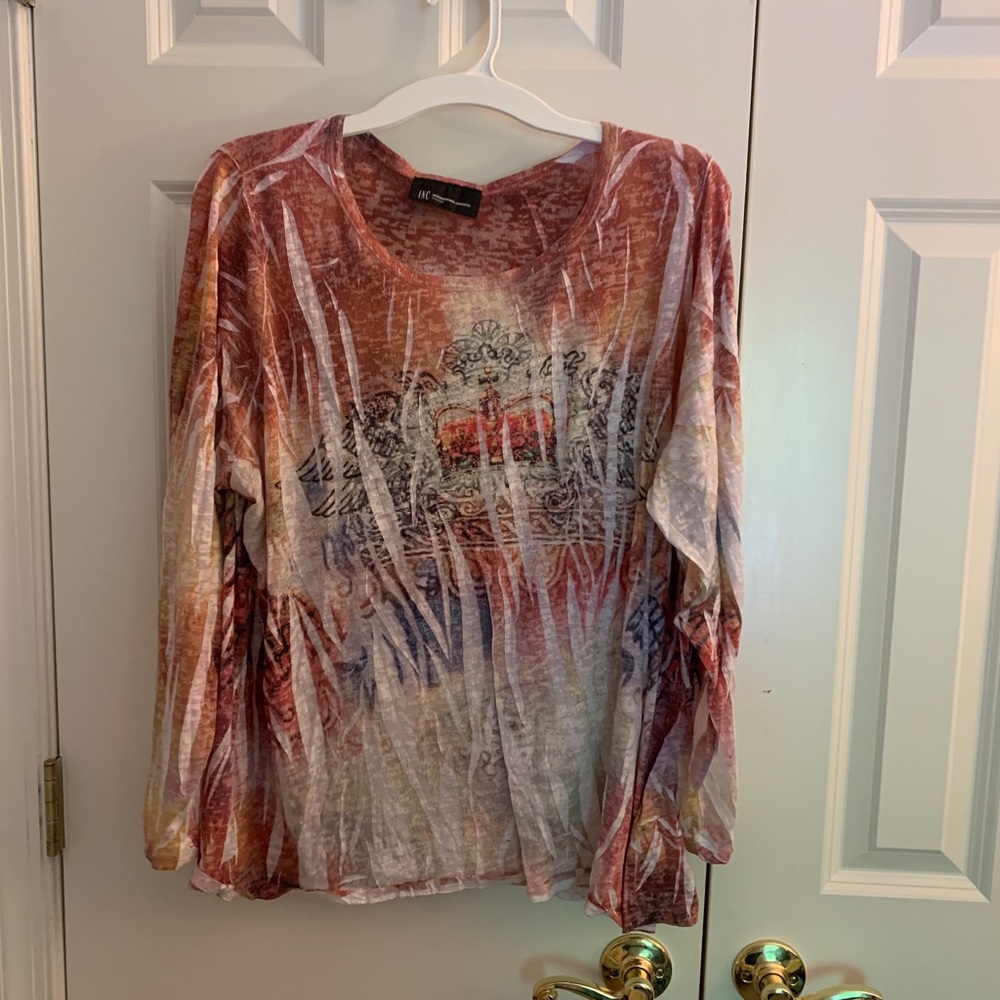 Women Plus Size Graphic Shirt